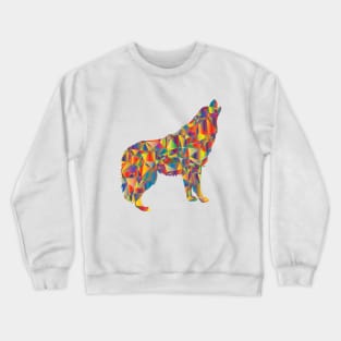 The Abstract Wolf Crewneck Sweatshirt